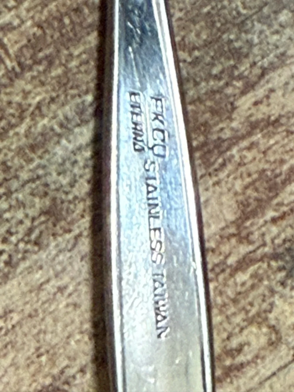 Stainless Floral Handle Butter Knife